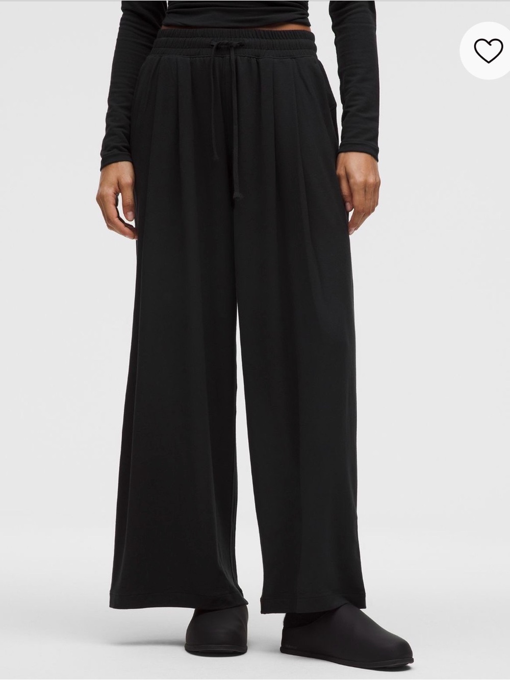 lululemon BeCalm HR Pleated Extra-Wide Leg Pant - Large -NWT